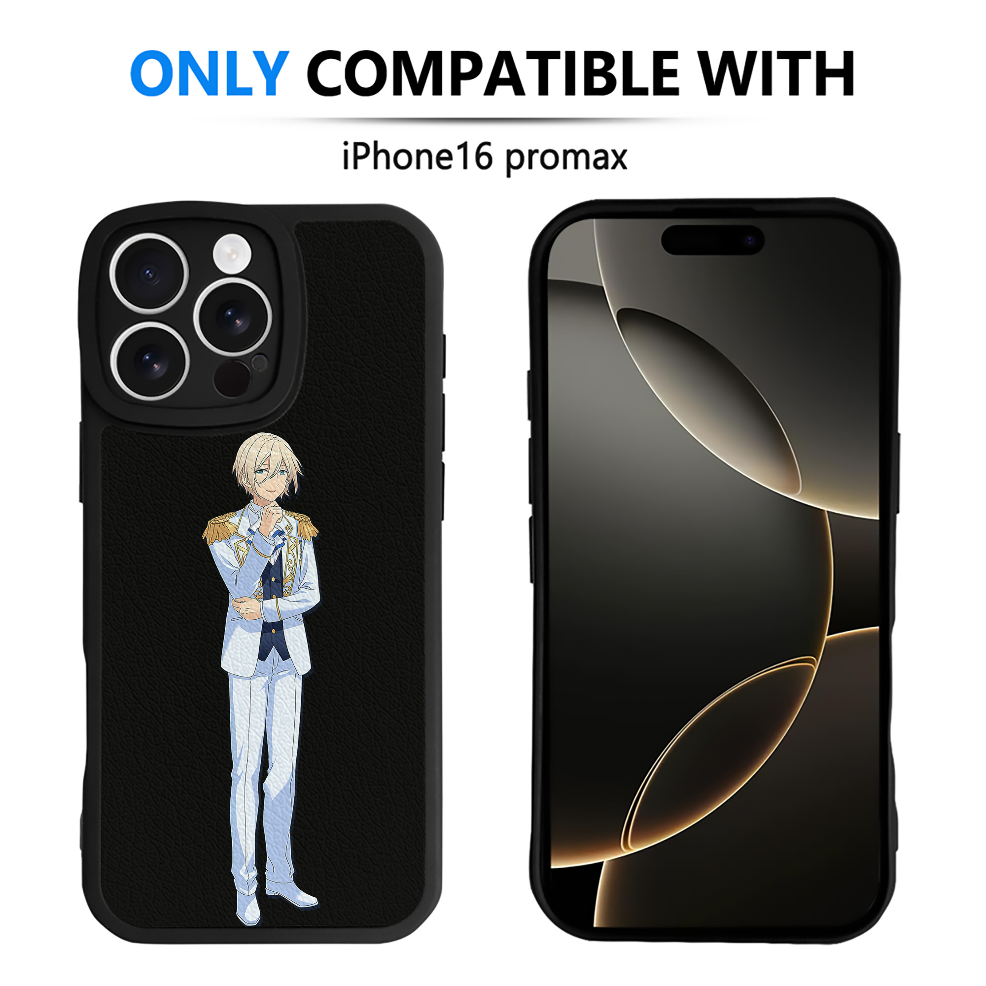 （画像用） あんさんぶるスターズ! Ensemble Stars 【iPhone 16シリーズ対応】シリコンスマホケース（レザー調） 材質：シリコン